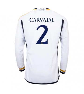 Real Madrid Daniel Carvajal #2 Koszulka Podstawowych 2023-24 Długi Rękaw